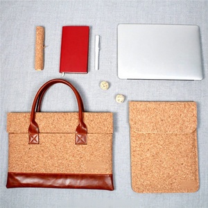 Latest Design Waterproof Business Cork Leather Laptop Case - Product Image 1