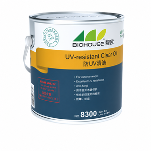 Biohouse UV-resistant Clear <strong>Oil</strong>, Satin 8300, 2.5L EN71-3 Certified Safe Wood <strong>Finish</strong> for Playground - Product Image 2
