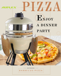 Four à pizza Auplex en céramique italienne moderne <span class=keywords><strong>de</strong></span> 21 pouces, utilisation intérieure/commerciale/restaurant, charbon <span class=keywords><strong>de</strong></span> <span class=keywords><strong>bois</strong></span>, acier, fer, mobile, extérieur, au feu <span class=keywords><strong>de</strong></span> <span class=keywords><strong>bois</strong></span> - Product Image 5