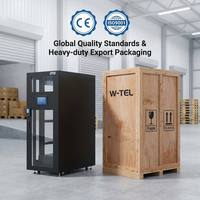W-TEL 42U Armoire de serveur intelligente 19 pouces pour centre de données, armoire réseau 38U avec équipement intelligent, produit fabriqué en stock