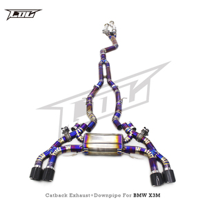 Système d'échappement Boska Valvetronic OEM SS304 Downpipe pour BMW X3M/X4M F97/F98 3.0T 2019-2023, silencieux Catback en titane avec commande - Product Image 6