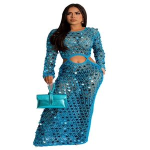 Sequin Crochet Cover Up - 2025 New Style Women's Beach Dress
