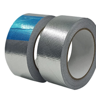 Ruban en tissu de fibre de verre avec feuille d'aluminium renforcée haute température pour l'isolation thermique