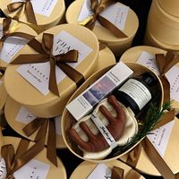 Coffret Cadeau de Bienvenue pour Grande Ouverture, Célébration d'Anniversaire, Fin d'Année – Ensemble Cadeau en Papier Personnalisé Haut de Gamme avec Impression Sérigraphique Tendance