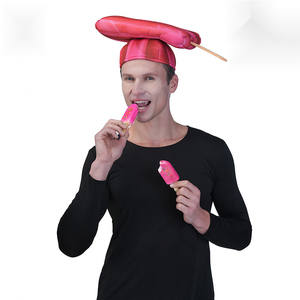 All'ingrosso nuovo uomo donna divertente divertente cappello di anguria cappelli di Halloween Performance sceniche maschera Costume per ruolo <span class=keywords><strong>Paly</strong></span> - Product Image 4