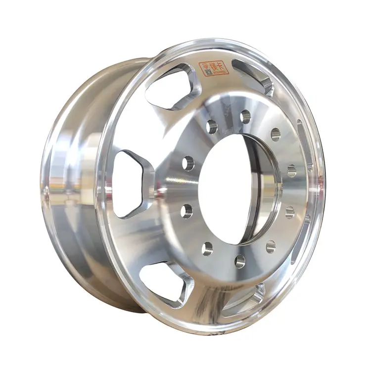 Roda Truk Logam Campuran Aluminium, Ban Bahan Aluminium 8,25X22, 5 Inci