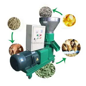 Máquina automática de pellets de alimentación de pollo de 500-800 kg/h, máquina de pellets de alimentación de conejo de cabra