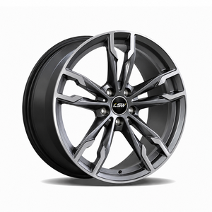 ล้อฟอร์จ LS8161 ขนาด 18 19 20 21 22 นิ้ว 5x112 5x120 5x114.3 สีเทากันเมทัล หน้าเจียร 6061 T6 สำหรับ BMW Audi Mercedes Tesla - Product Image 1