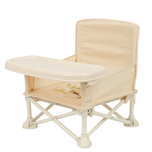 Chaise rehausseur carrée pliable moderne en plastique avec plateau et dossier solide <span class=keywords><strong>inclinable</strong></span> manuellement pour bébés et enfants - Product Image 1