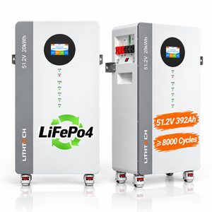 Batterie solaire au lithium 51,2 V 392 Ah 20 kWh à équilibrage actif, système de stockage d'énergie domestique à 90 % de capacité, certifiée CE UN38.3 - Product Image 3
