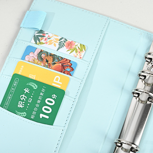 Organiseur de factures A6 en cuir noir/doré/argenté – Le meilleur classeur thermique à couverture rigide de 26 couleurs / Cadeau de rentrée scolaire - Product Image 5