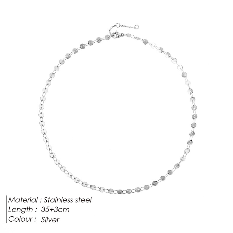 coin choker_silver