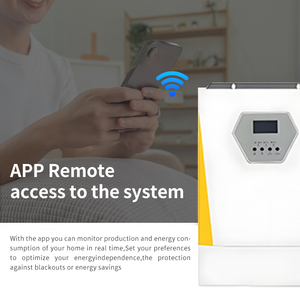 Prix Compétitif Onduleur Solaire Hybride Monophasé/Triphasé 5KW-15KW IP65 3 Smart Dual Grid 95% Efficacité WIFI/RS485 - Product Image 4