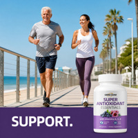 Complément alimentaire quotidien pour adultes, soutien immunitaire, super antioxydant, vitamines C et E, capsules de myrtille, vitalité et bien-être, marque OEM.
