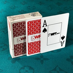 Thẻ chơi wpt Texas chuyên nghiệp-in lớn, chỉ số góc lớn, PVC chống trầy xước cho các trò chơi sòng bạc - Product Image 3