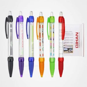 Stylo publicitaire en plastique avec drapeau rétractable, stylo à bannière déroulante, stylo à bille en papier économique avec logo personnalisé - Product Image 4