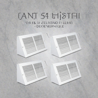 Grille de ventilation moderne en aluminium sur mesure avec filtre à air, moustiquaire et persiennes de retour d'air, installation facile et fixation murale