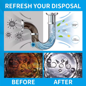 Rác thải xử lý Cleaner máy tính bảng 24 gói chanh mùi hương bồn rửa Freshener Mùi Remover tạo bọt Cleaner - Product Image 3