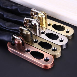 Chaîne de sécurité antivol en acier inoxydable avec revêtement en cuir pour système de verrouillage de chambre d'hôtel - Product Image 4