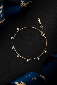 สร้อยข้อมือเพชรทรงกลมเจียระไนแบบบริลเลียนท์ 0.68 กะรัต ทองคำขาว 18K แท้ สไตล์มินิมอล |   เพชรทรงกลมเจียระไนแบบบริลเลียนท์ ผลิตในห้องปฏิบัติการ - Product Image 4