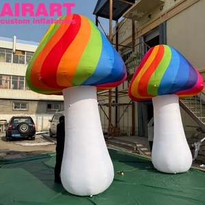 Champignon gonflable géant personnalisé avec <span class=keywords><strong>impression</strong></span> éclatante pour la décoration d'événements sur le thème du pays des merveilles - Product Image 1