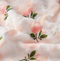 Couverture pour bébé couverture d'emmaillotage pour bébé en mousseline de coton vente en gros