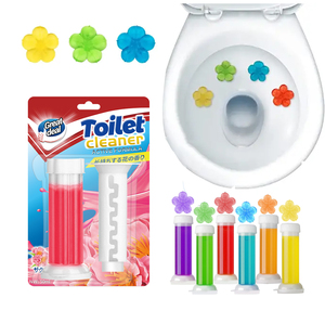 AJYF Factory Gel Nettoyant WC en <span class=keywords><strong>Tampon</strong></span>, Lot de 6 Tampons Nettoyants pour Cuvette de <span class=keywords><strong>Toilettes</strong></span>, Gel Cliquable Parfum Fleur - Product Image 1