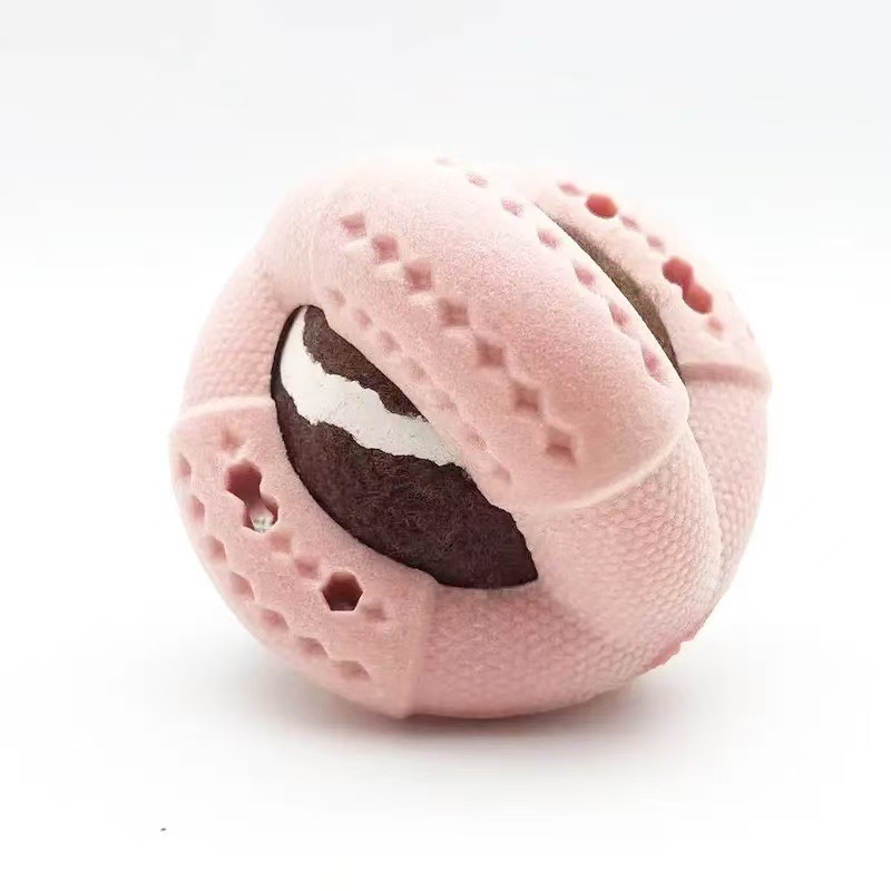 Pink with tennis ball