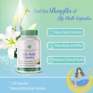 Cápsulas de Lirio de Marca Privada OEM, Cápsulas Relajantes con Compuesto Herbal, Relajan el Cuerpo y la Mente, Relajan las Emociones Diarias - Product Image 3