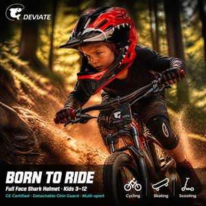 DEVIATE WX-002 Hot Sales EPS Material Full Face <strong>Helmet</strong> <strong>Kids</strong> Youth Children Sport Style Dirt Bike Off-Road BMX <strong>MX</strong> ATV Scooter - Product Image 1