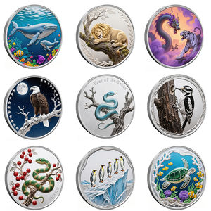 Tema animale 2025 1OZ .999 moneta d'argento puro lingotti certificati di qualità con Capsule Anti-appannamento prezzo all'ingrosso e Logo personalizzato - Product Image 6