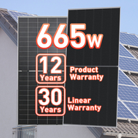 Panneau solaire résidentiel pour maison 400w 450w 500w Mono Perc Bifacial Module PV Haute Performance