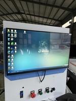 Machine de sablage au laser à fibre MORNSUN pour le traitement des miroirs de salle de bain LED et du verre givré