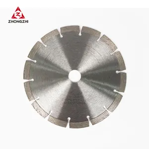 Lâmina de serra para corte de granito, disco segmentado circular com ferramenta de diamante zhongzhi