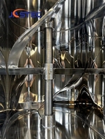 Mélangeur horizontal industriel pour aliments et produits chimiques, avec ruban et compartiment à pâte, pour poudres, supporté par l'usine