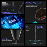 Tablette graphique à écran tactile Huion Kamvas Pro 27 4K 144Hz pour l'art numérique, l'animation et la conception avec stylet et support