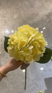 Fiore artificiale alta simulazione plastica morbida Macrophylla soggiorno decorazione della casa vera ortensia Touch - Product Image 5