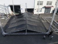 Estructura de Aluminio Resistente y Estructura de Iluminación para Escenarios con Altura Ajustable, Soporte de Luz Portátil para DJ, Estructura de Exhibición