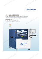 Nouvel équipement d'impression de pochoirs SMT GKG GT++ avec moteur PLC, positionnement stable et répétitif, 1100 kg, garantie 1 an