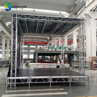 Système de podium en aluminium Tuv Stage Ce 6082-T6, structure de scène pour événements et concerts