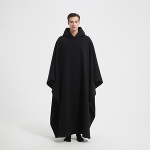 Capuche-peluche surdimensionnée et lestée avec couverture anti-anxiété ultra douce et portable pour unisexe, couverture à capuche en coton pour adulte - Product Image 2