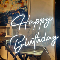 Letreros de Neón Personalizados con Logotipo para Exteriores, Decoración de Pared con Luz HD Oh Baby, Diseño Cálido y Romántico, Letras Flexibles RGB, Venta al por Mayor para Hogar y Bar