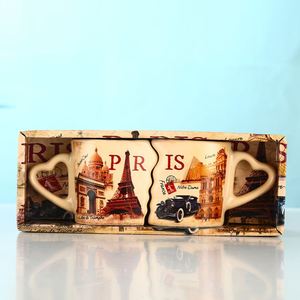 Tasse à café personnalisée en porcelaine blanche, cadeau promotionnel de marque, mugs en céramique avec logo - Product Image 2