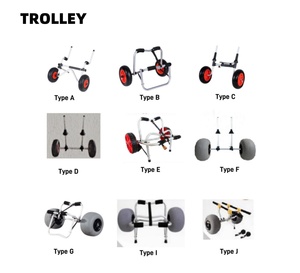 Carrito <span class=keywords><strong>de</strong></span> aluminio LSF para <span class=keywords><strong>kayak</strong></span>, carrito para bote <span class=keywords><strong>de</strong></span> pesca con ruedas resistentes, capacidad para 1 <span class=keywords><strong>kayak</strong></span>, uso <span class=keywords><strong>en</strong></span> exteriores - Product Image 6