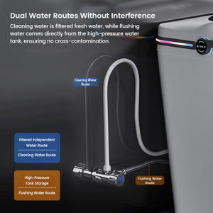 <span class=keywords><strong>Toilette</strong></span> intelligente Fonction de parfum Commande vocale Mise à niveau de luxe avec lumières LED de couleur <span class=keywords><strong>Toilette</strong></span> automatique montée au sol - Product Image 5