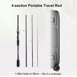 <span class=keywords><strong>Canne</strong></span> à pêche OEM/ODM 1,98m-3,0m 56cm, <span class=keywords><strong>canne</strong></span> à spinning de voyage avec anneaux Fuji, <span class=keywords><strong>canne</strong></span> à pêche en fibre de carbone de haute qualité pour la <span class=keywords><strong>carpe</strong></span> et le bar - Product Image 4