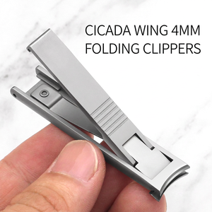 Coupe-ongles en acier inoxydable, lame plate de 15 mm, design simple et portable pour les doigts, adulte - Product Image 4