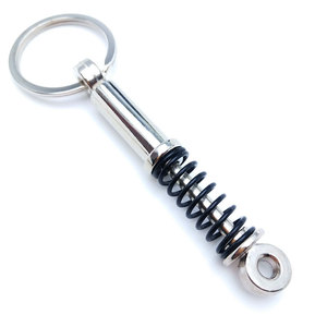 Llavero Creativo de Piezas de Automóvil en Miniatura de Metal, Llavero con Forma de Turbo, Disco de Freno, Amortiguador, Palanca de Cambios, Colgante de Piezas de Automóvil - Product Image 3