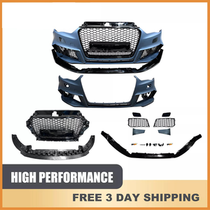 Kit de Parachoques Delantero Estilo RS3 de Alta Calidad con Rejilla y Labio Delantero para <span class=keywords><strong>Audi</strong></span> <span class=keywords><strong>A3</strong></span> S3 8V 2013 2014 2015 2016, Mejora a RS3 <span class=keywords><strong>Quattro</strong></span> - Product Image 2