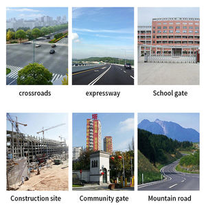 Solare a doppio lato di avvertimento rosso e blu luci lampeggianti/LED ostacolo luci di segnalazione per la costruzione di strade di notte Inters traffico - Product Image 6